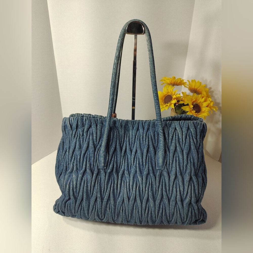 💙MIU MIU Denim Matelasse Bag Bundle - Picture 3 of 11